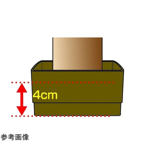 ベッドの高さをあげる足/グレー AKO−