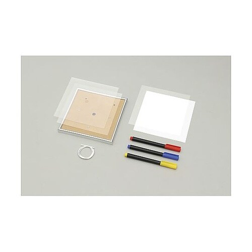 点描フレーム正方形 3色ペン付 1261