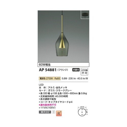 LEDペンダント AP54881