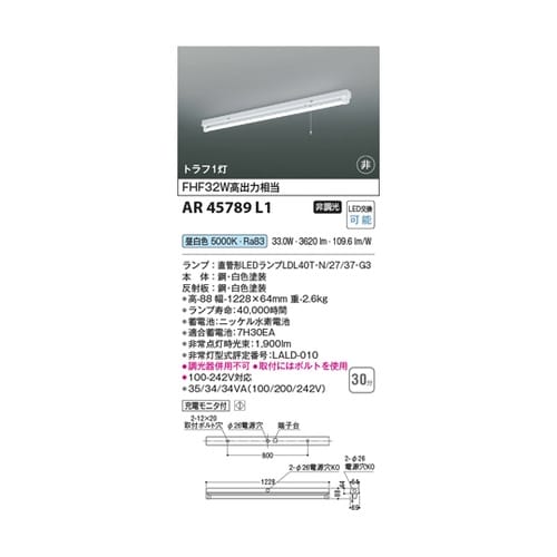 LED非常灯 AR45789L1