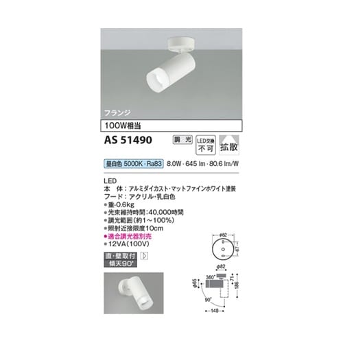 LEDスポットライト AS51490
