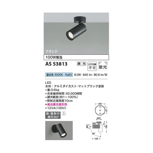 LEDスポットライト AS53813