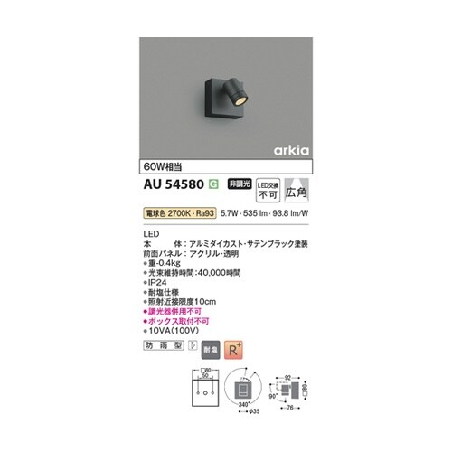 LEDエクステリアスポット AU5458