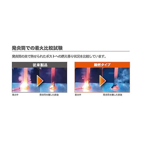 難燃タイプポストフレックス 着脱一本脚タ