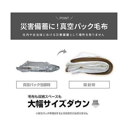 BR−944真空パック難燃備蓄用不織布毛