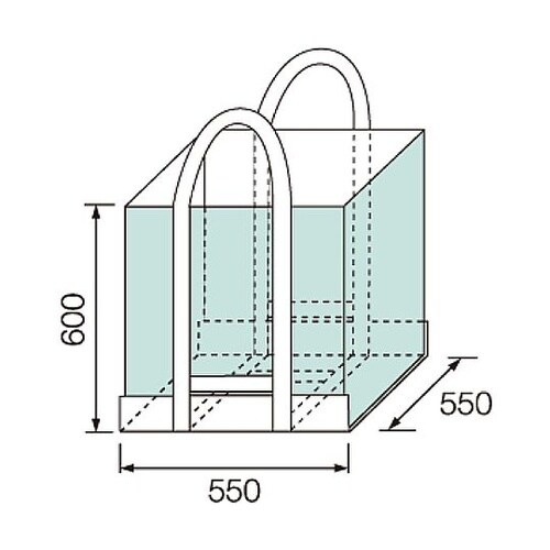 自立型コンテナバッグ 角型 容量180L