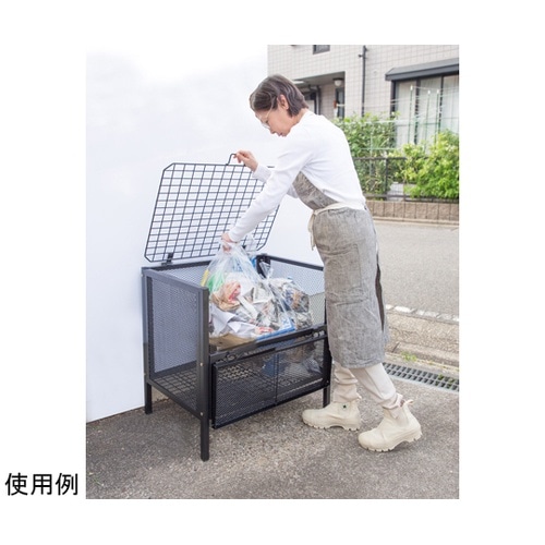 出し入れしやすいメッシュダストボックス