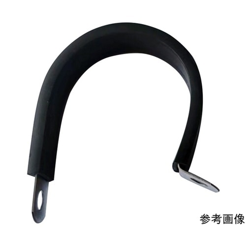 304ステンレス Pクリップ 絶縁ゴム付