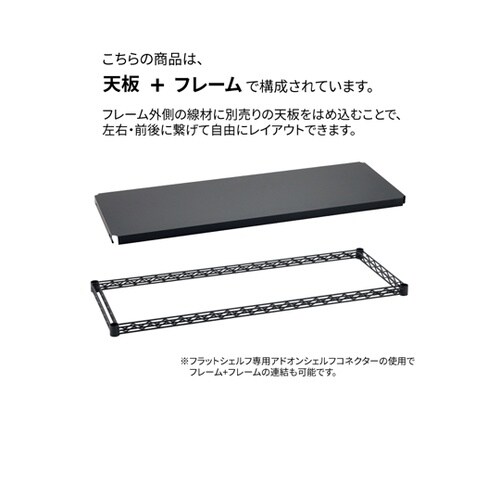 ベーシックシリーズ フラットシェルフ W