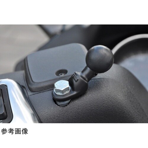 ミラーフレームベース 9mm穴 1インチ