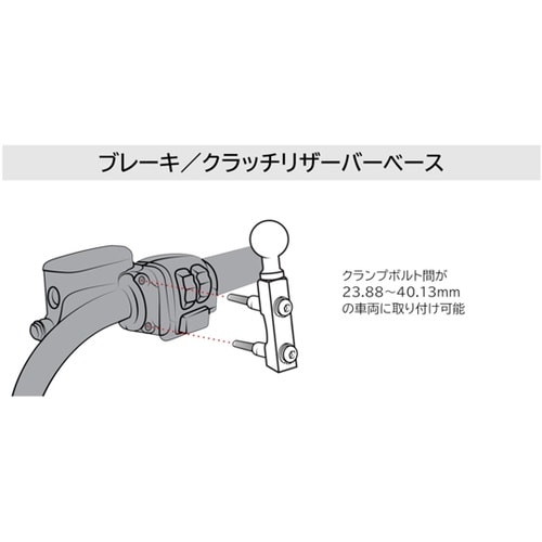 マスターシリンダークランプベース 1イン