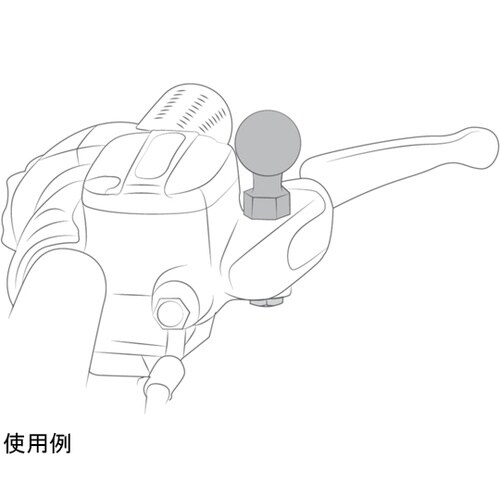 ミラーフレームベース ハーレー用 1 4