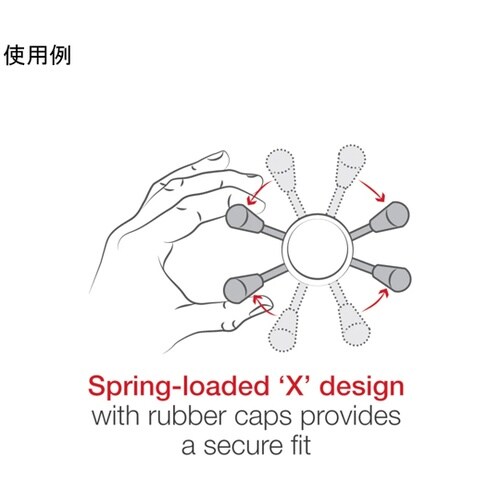 防振Xグリップ&フォークステムベースセッ
