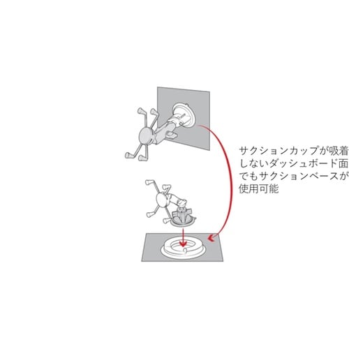 サクションベース用 ダッシュボードフリク