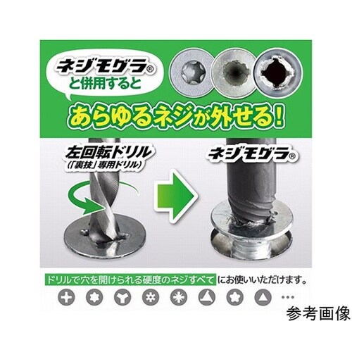 左回転ドリル(ネジモグラ「裏技」専用)