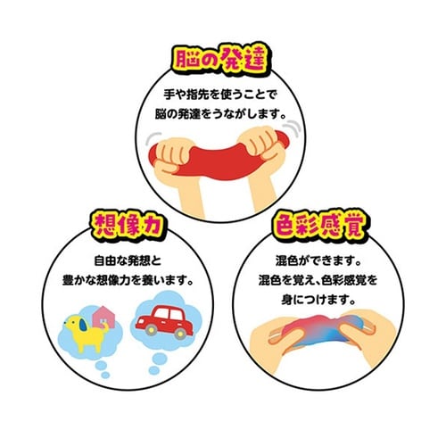 タピオカスライム粘土 赤 袋タイプ 1箱