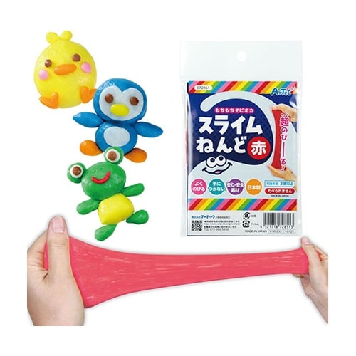 タピオカスライム粘土 赤 袋タイプ 1箱