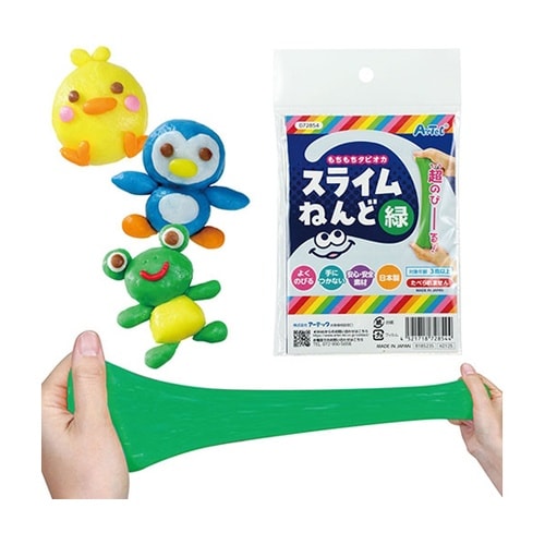 タピオカスライム粘土 緑 袋タイプ 1箱