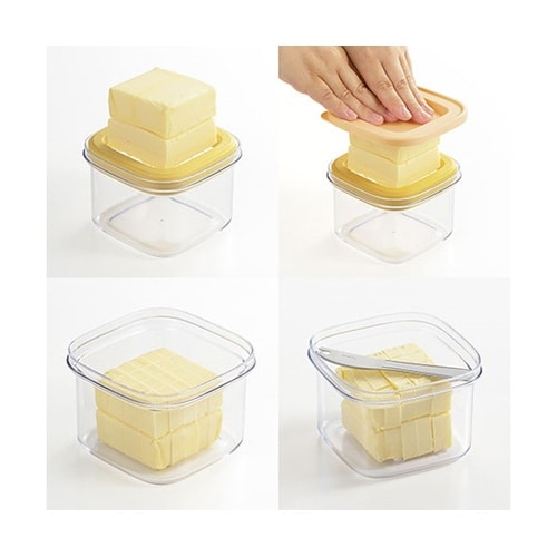 バターケース 専用先割れバターナイフ付