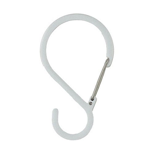 Sフックカラビナ 大 シルバー 1箱(1