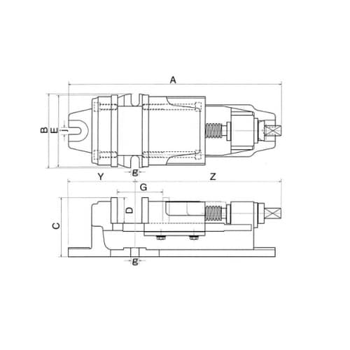 F型ミーリングバイス VK−4−1