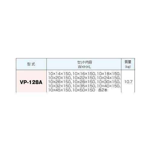 精密スチールパラレルブロックセット 1式