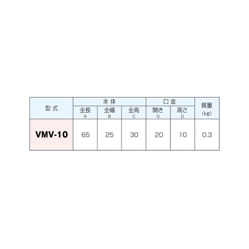 精密バイス VMV−10