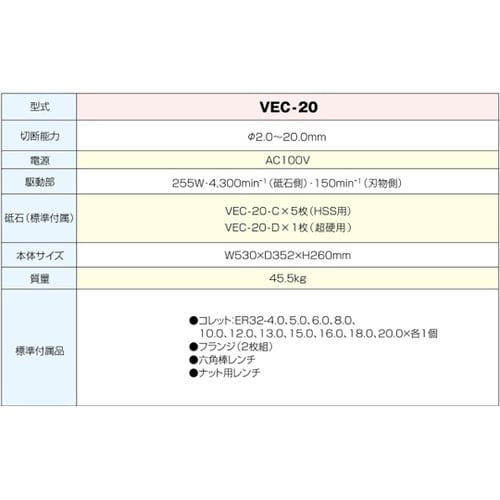 切断機 VEC−20