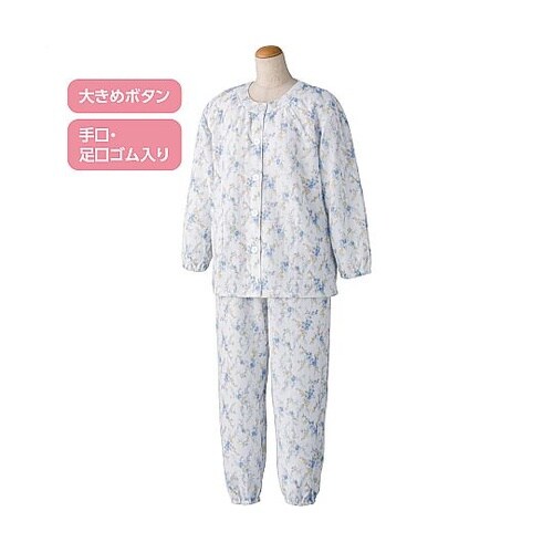 大きめボタンプチサイズキルトパジャマサッ