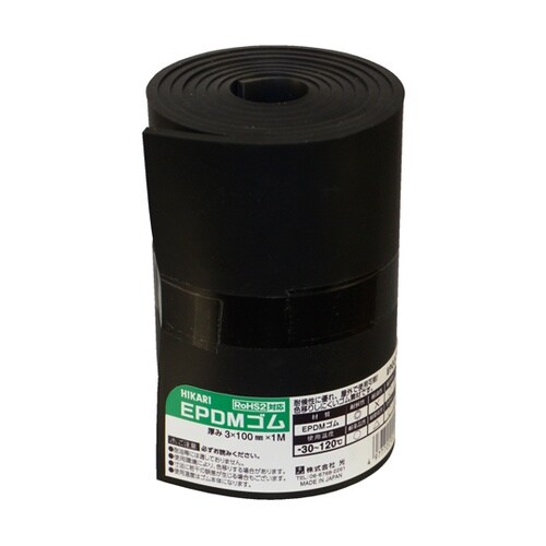 EPDMゴムロール巻3×100mm×1M