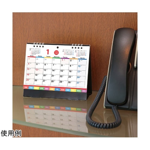 Wリング2WAYカレンダーカラフル 52