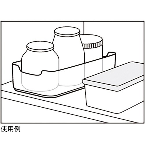 どこでも!整理トレー L クリア MA−