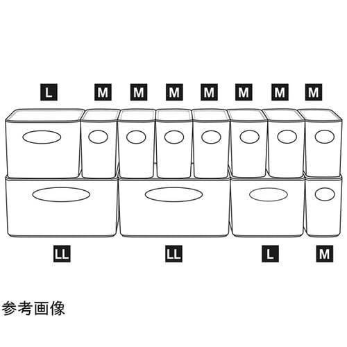 どこでも!整理ボックス M クリア MA