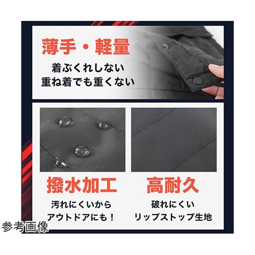 サイズ調整できるヒーターベスト サイズ調