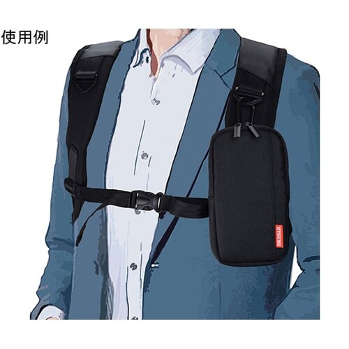 MONOポーチ ブラック スマホ・カメラ