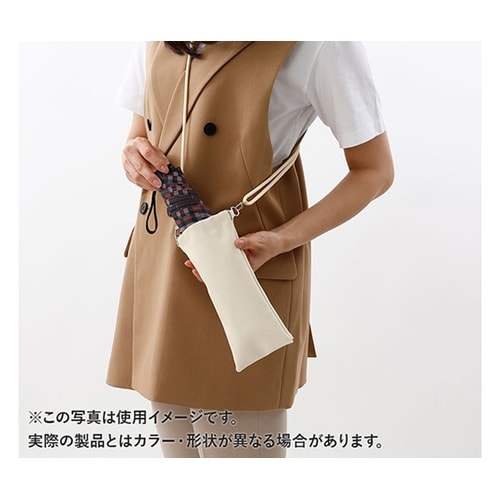 ミニ傘も入る長傘ケース楽スポっ 濡れた傘