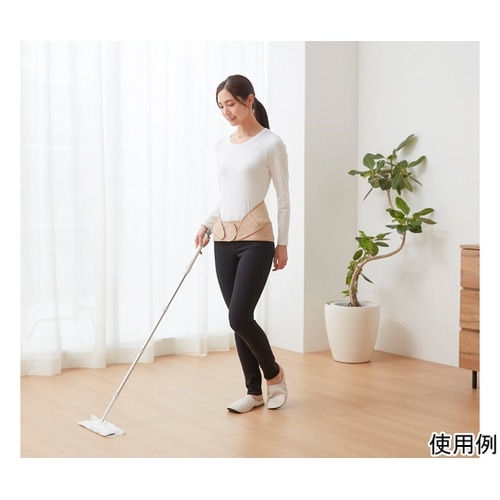 お腹を締め付けない腰のサポーター ベージ