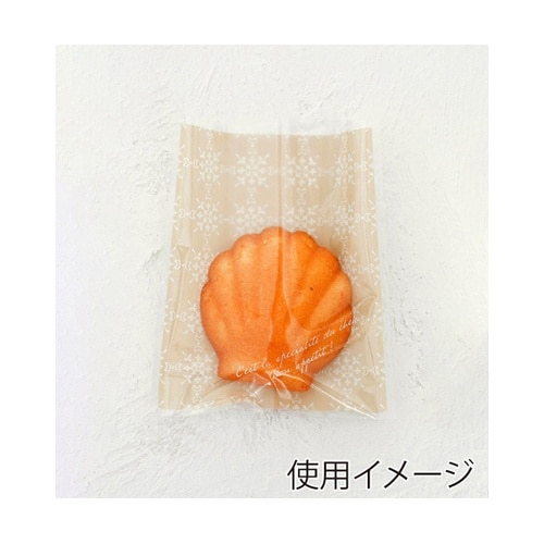 ガス袋 フラワー柄 ベージュ 95508