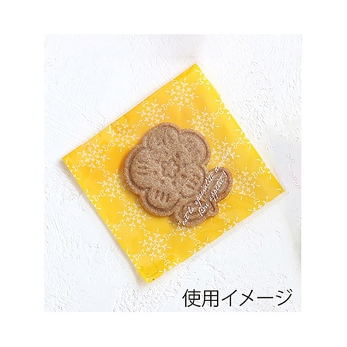 ガス袋 フラワー柄 イエロー 95507