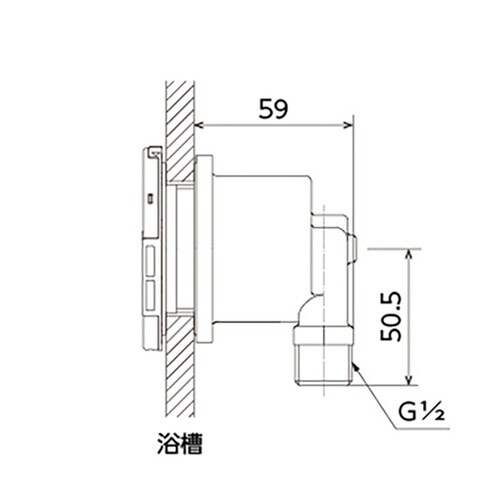 JF4型循環口 アングル ねじ接続用 J