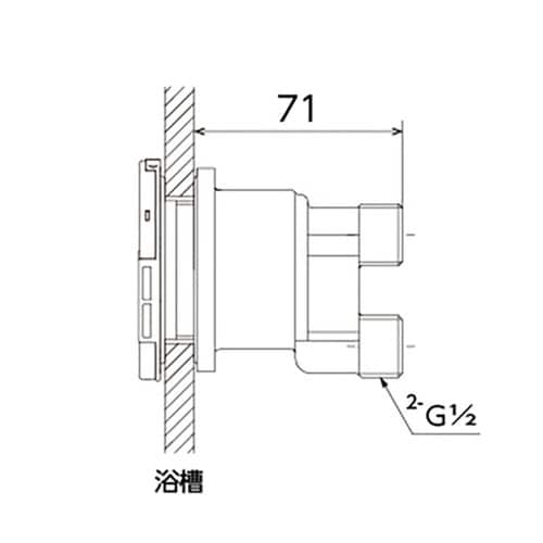 JF4型循環口 ストレート ねじ接続用