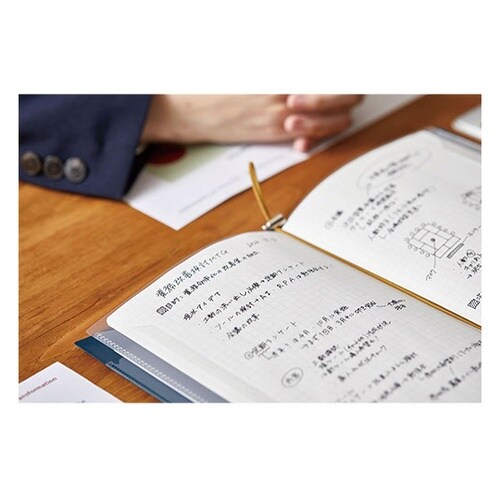 ファイリングノート ネイビー A5−S