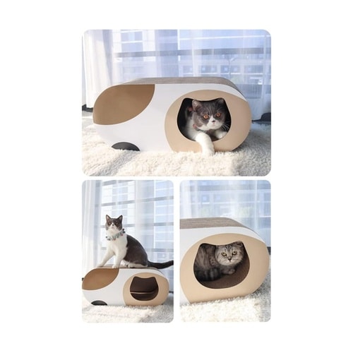 爪とぎ トンネル爪とぎ 猫 段ボール C