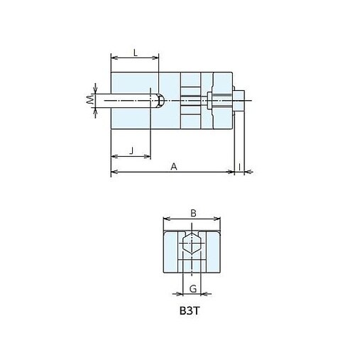 レベリングブロック B型 B3TED