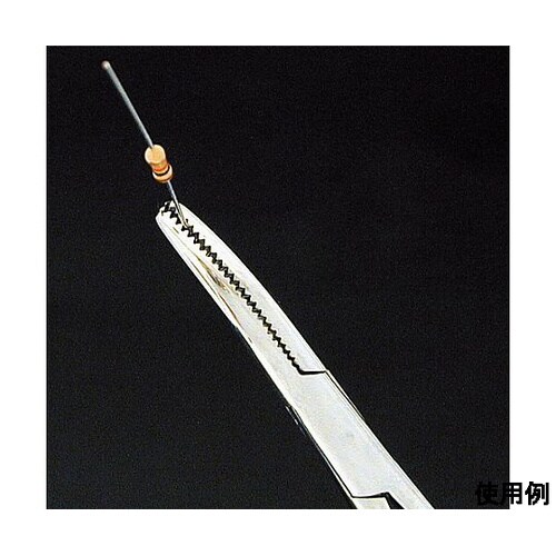 150mm ロックピンセット (直/ステ