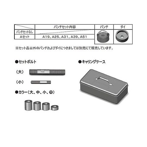 A19−A51 油圧パンチャーセット (