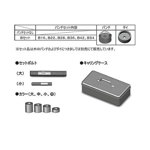 B16−B54 油圧パンチャーセット (