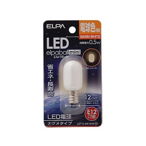 AC100V/0.5W/E12 LEDナ