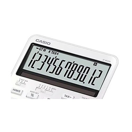12桁 計算機 (ホワイト) EA76