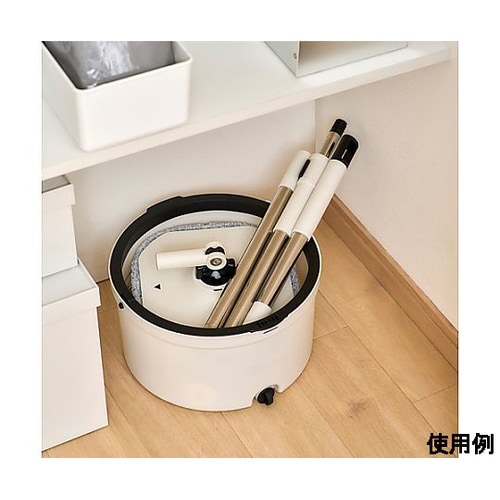 マイクロファイバー回転モップ (汚水分離